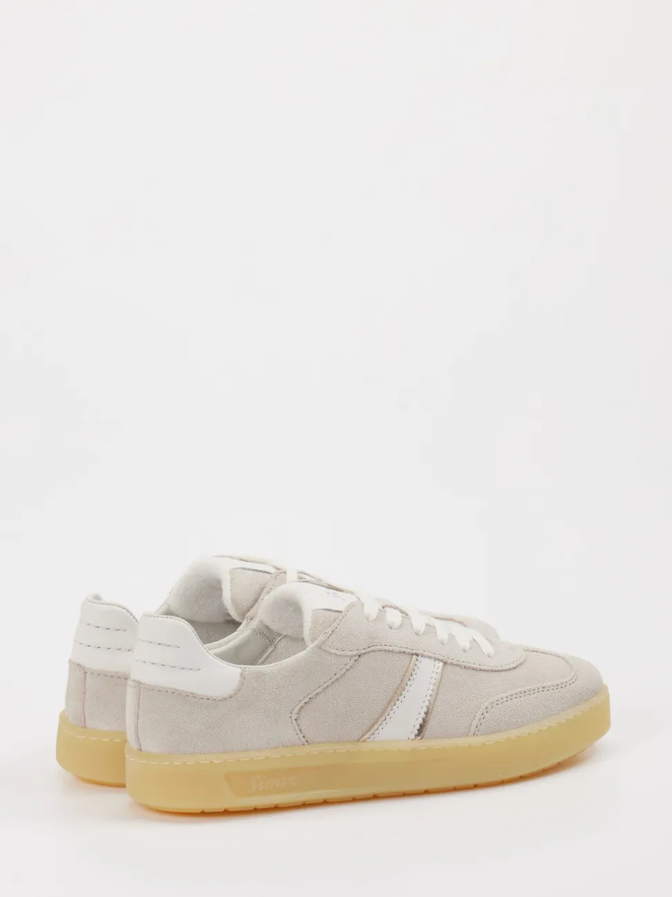Sioux – Sneaker aus Veloursleder beigegrau