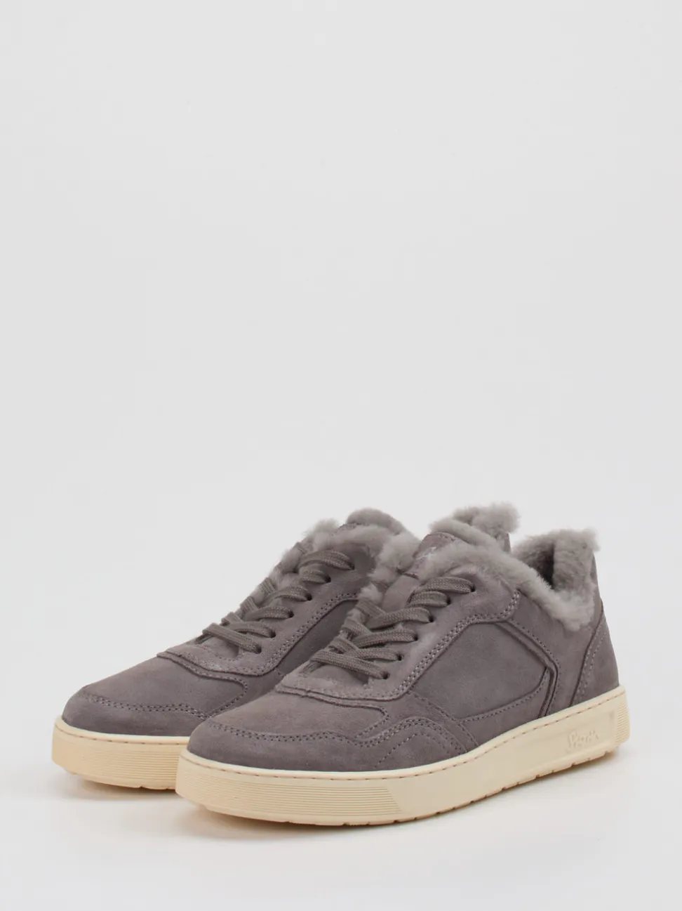 Sioux – Sneaker aus Veloursleder grau gefüttert