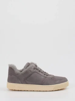 Sioux – Sneaker aus Veloursleder grau gefüttert