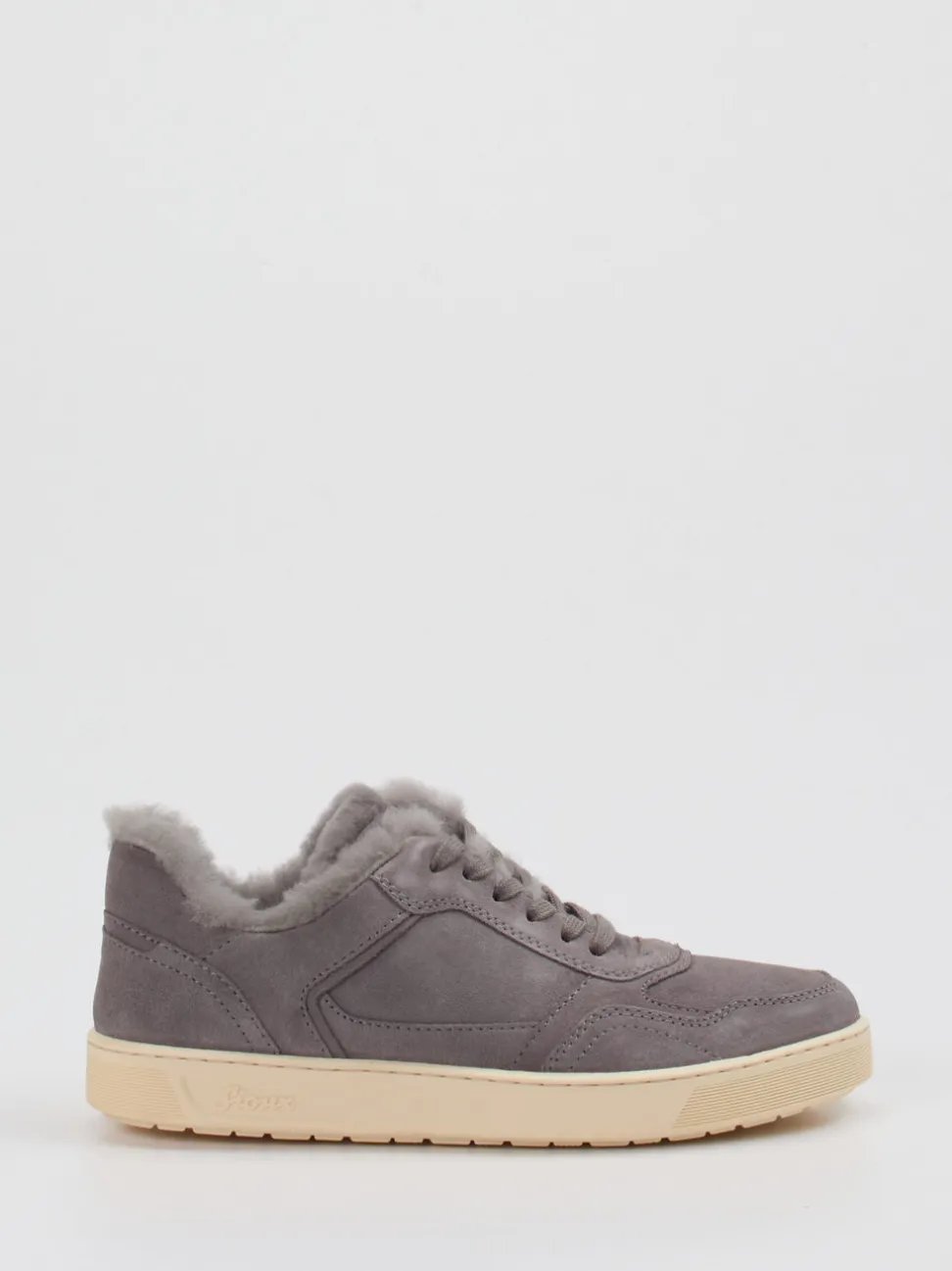 Sioux – Sneaker aus Veloursleder grau gefüttert