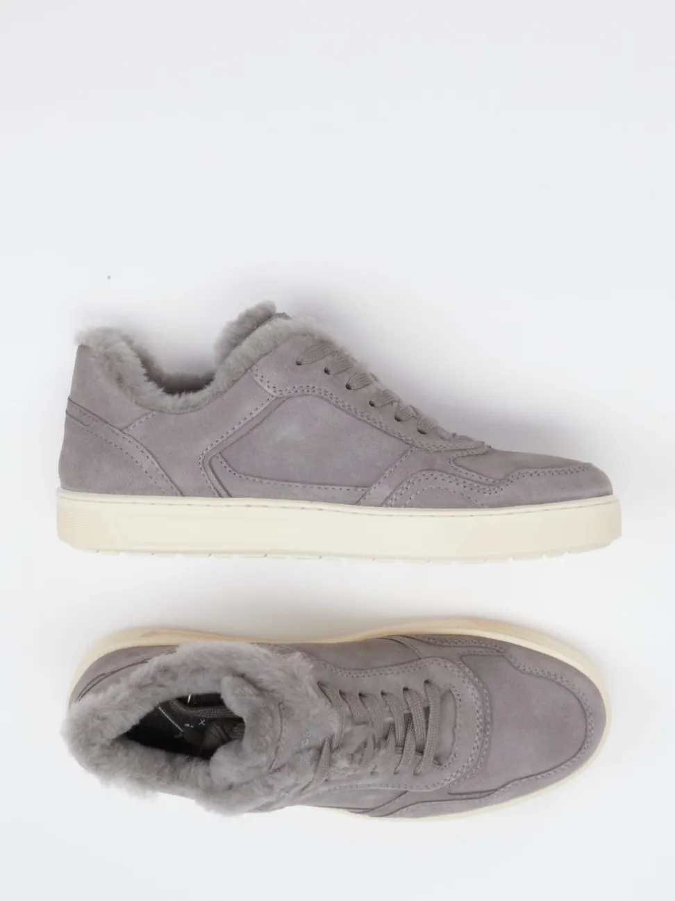 Sioux – Sneaker aus Veloursleder grau gefüttert