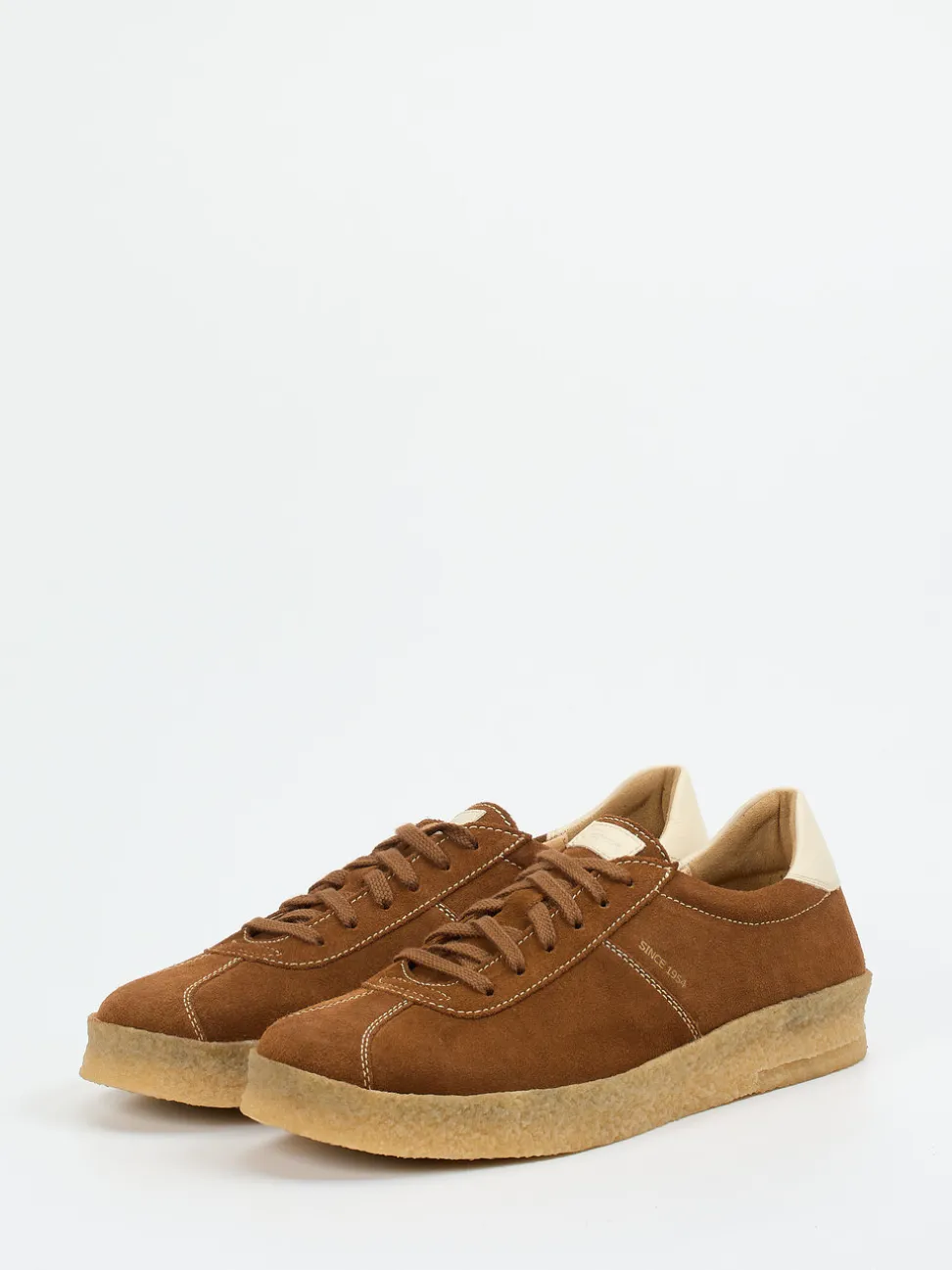 Sioux – Sneaker aus Veloursleder in Rostbraun