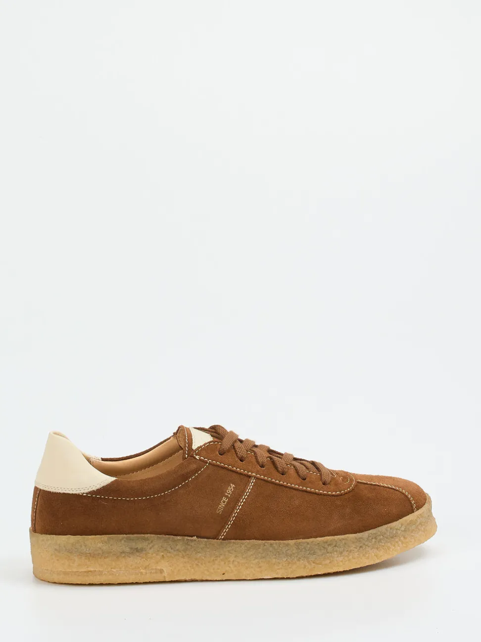 Sioux – Sneaker aus Veloursleder in Rostbraun
