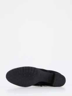 Sioux – Stiefelette aus Veloursleder schwarz
