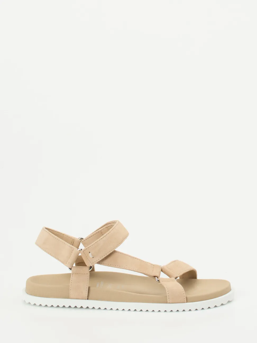 Sioux – Trekking-Sandalen aus Veloursleder beige