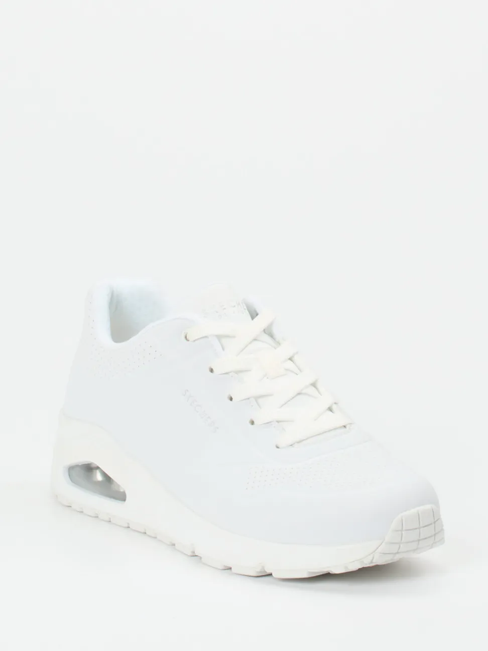Skechers – Chunky Sneaker aus Synthetik weiß