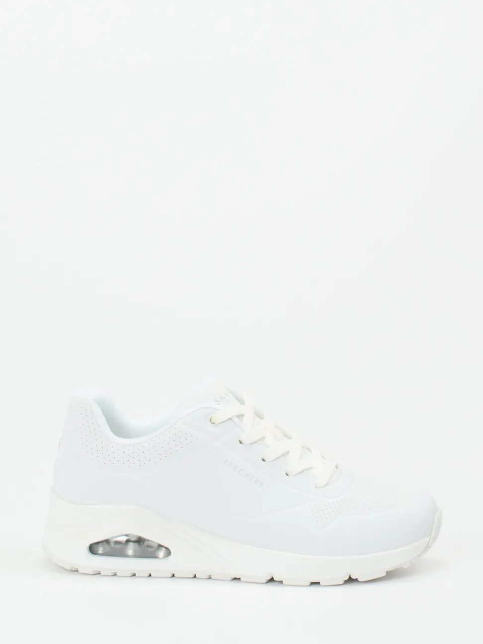 Skechers – Chunky Sneaker aus Synthetik weiß