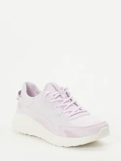 Skechers – Freizeitsneaker aus Textil in Pastellflieder