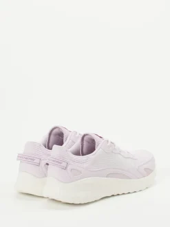 Skechers – Freizeitsneaker aus Textil in Pastellflieder
