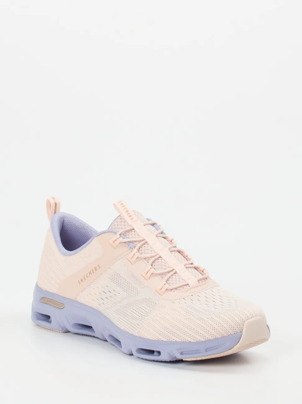 Skechers – Performance-Sneaker aus Textil in Rosa