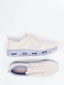Skechers – Performance-Sneaker aus Textil in Rosa