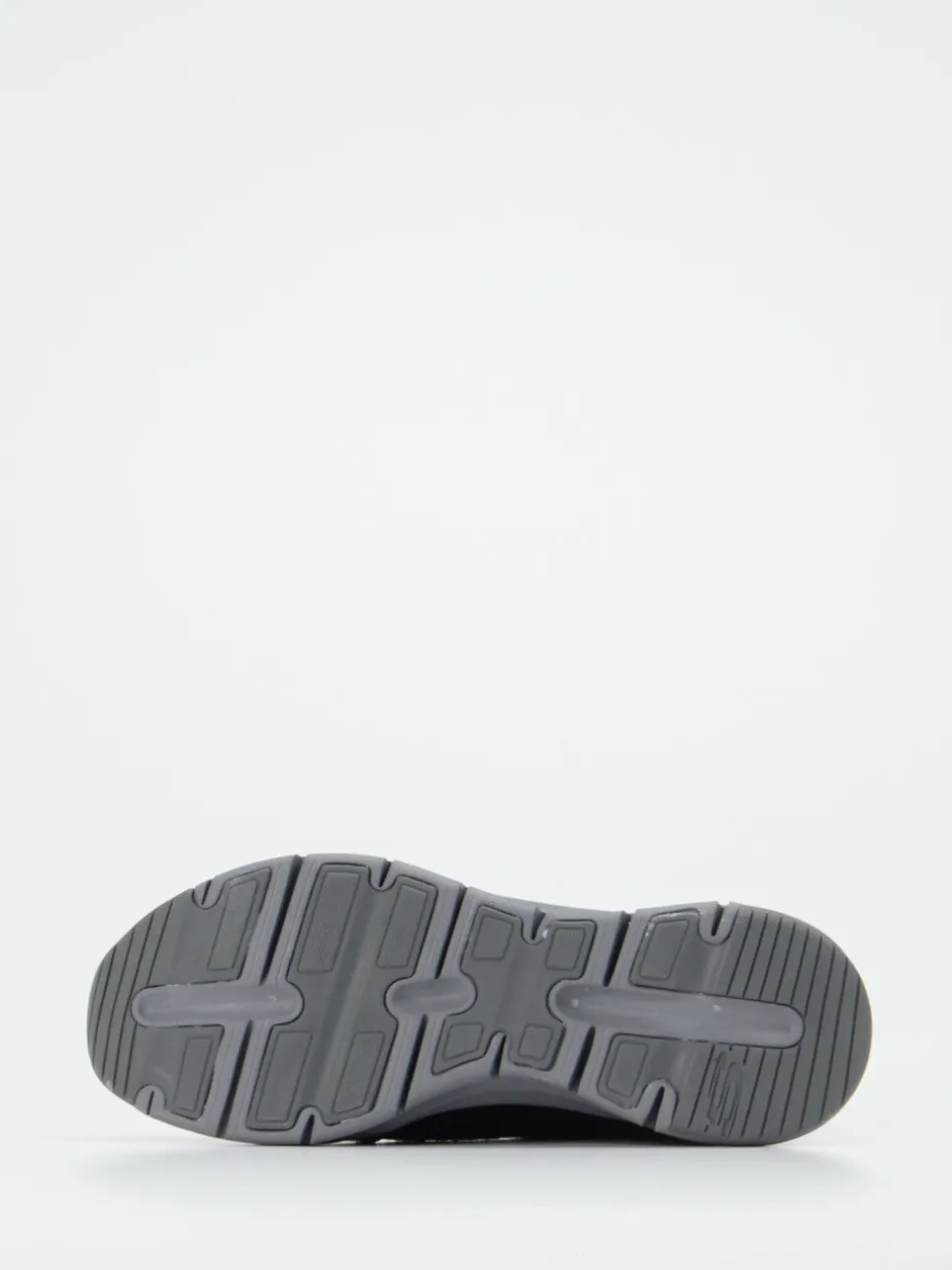 Skechers – Schnürboots aus Veloursleder schwarz