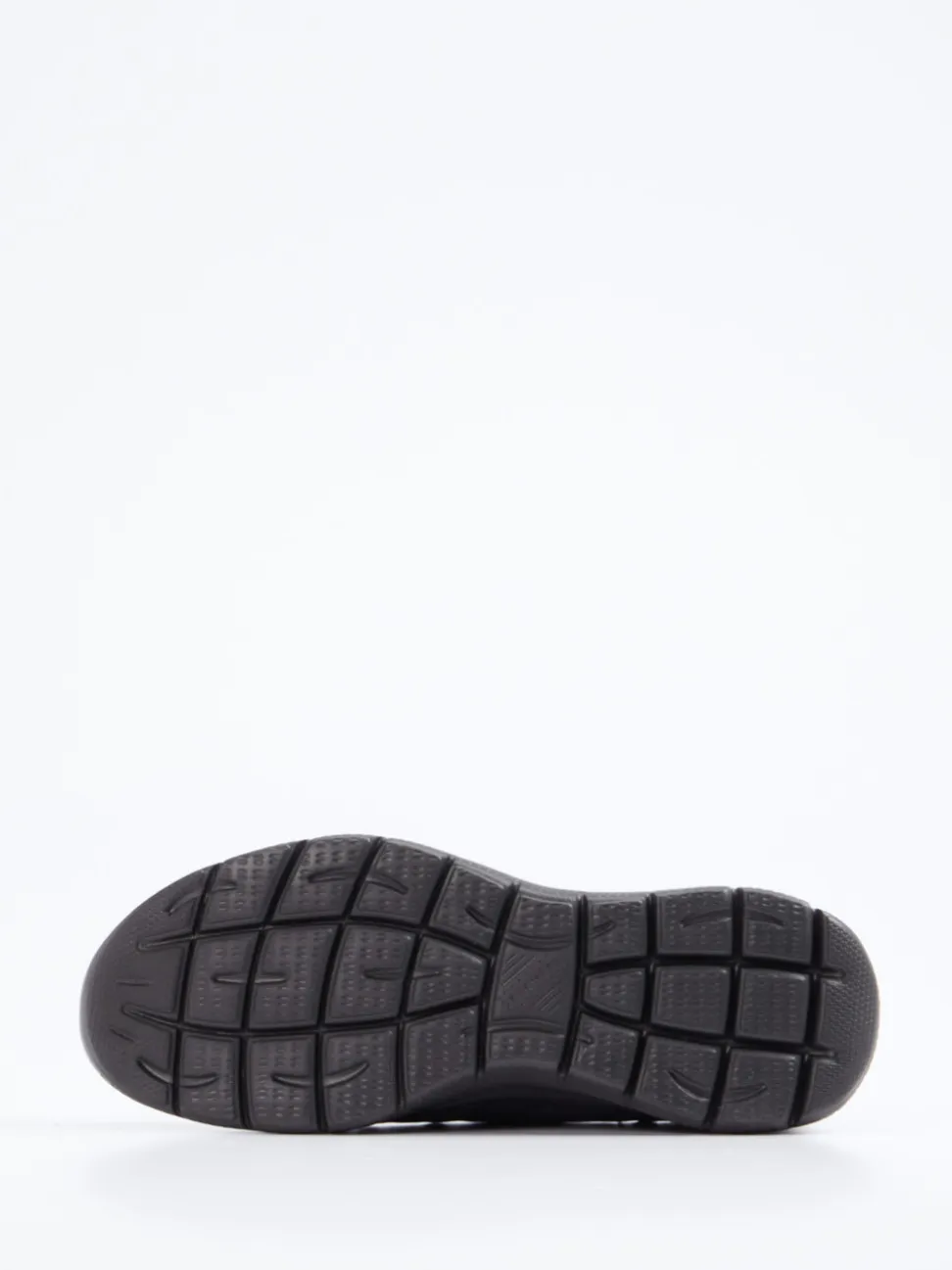 Skechers – Slip-On Sneaker aus gestricktem Textil schwarz