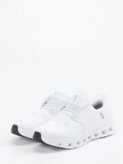 Skechers – Slip-On Sneaker aus Mesh in Weiß