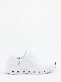 Skechers – Slip-On Sneaker aus Mesh in Weiß