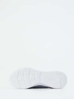 Skechers – Slip-On Sneaker aus Textil Grau