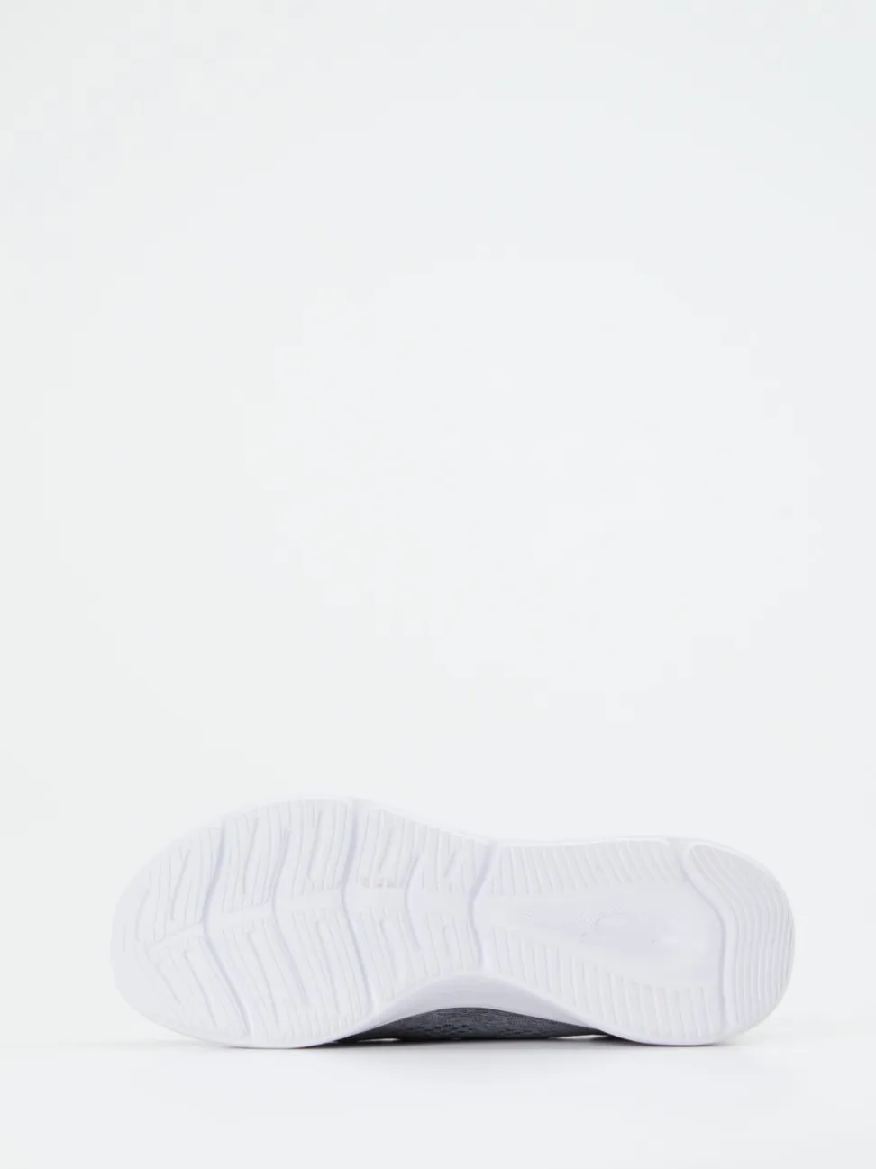 Skechers – Slip-On Sneaker aus Textil Grau