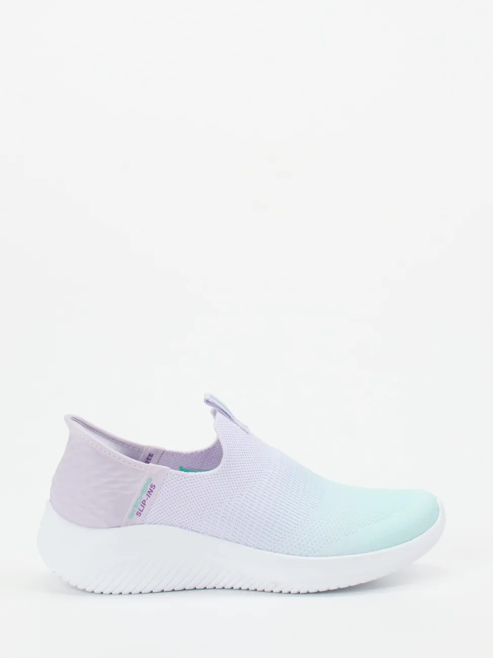 Skechers – Slip-On Sneaker aus gestricktem Meshtextil lavendel