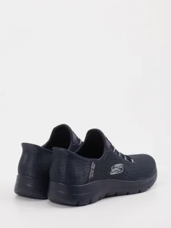 Skechers – Slip-On Sneaker aus Textil Dunkelblau