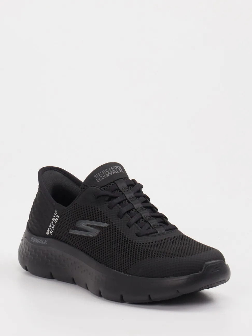 Skechers – Slip-On Sneaker aus Textil Schwarz