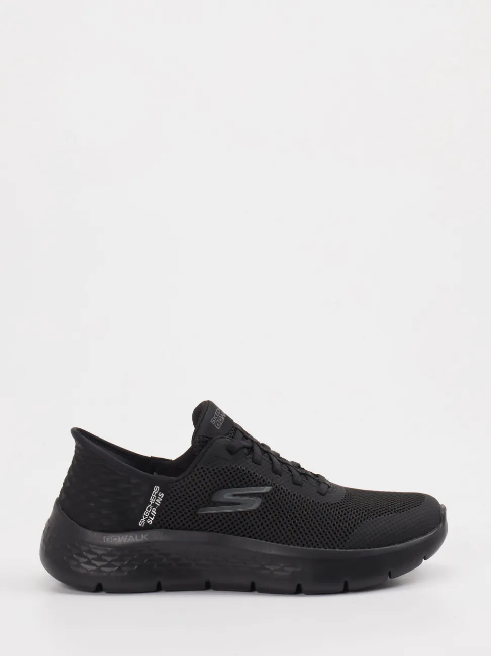 Skechers – Slip-On Sneaker aus Textil Schwarz