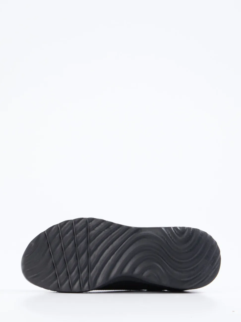 Skechers – Slip-On-Sneaker aus Textil schwarz