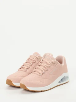 Skechers – Sneaker aus Synthetik in Rosé