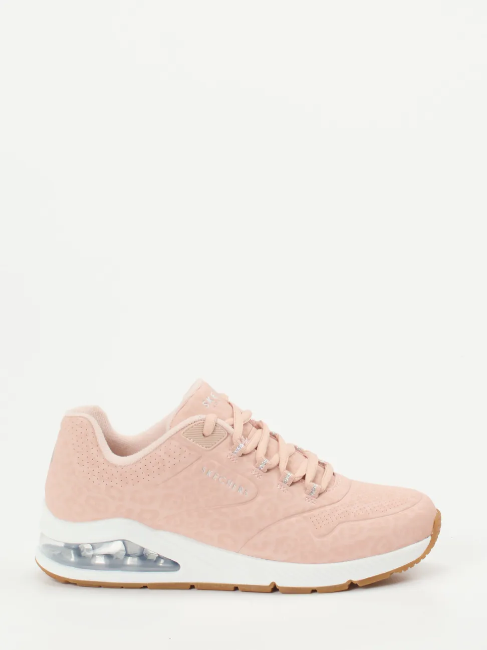 Skechers – Sneaker aus Synthetik in Rosé
