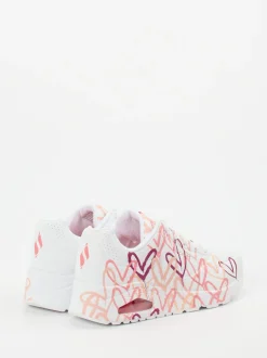 Skechers – Sneaker aus Synthetik mit Herzprint