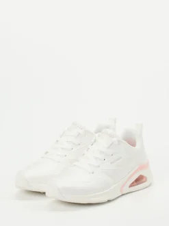 Skechers – Sneaker aus Textil mit Air-Sohle weiß