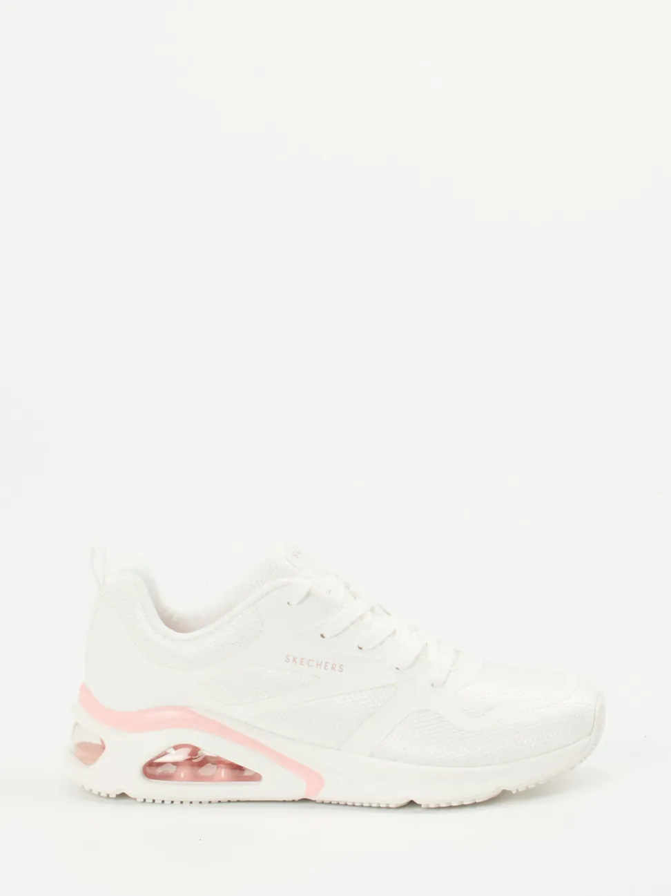 Skechers – Sneaker aus Textil mit Air-Sohle weiß