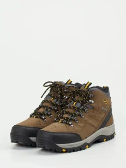 Skechers – Wanderschuhe aus Veloursleder mittelbraun