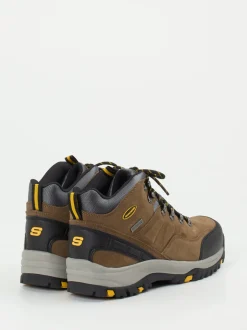 Skechers – Wanderschuhe aus Veloursleder mittelbraun
