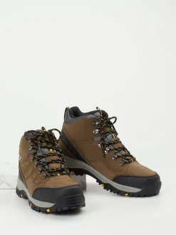 Skechers – Wanderschuhe aus Veloursleder mittelbraun