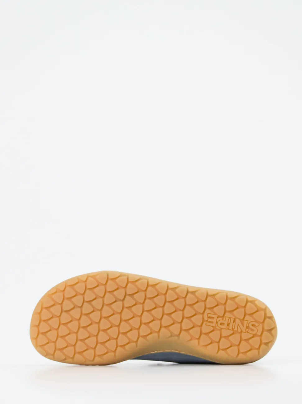 Snipe – Barfuß-Schnürschuh aus Nubukleder in Blau
