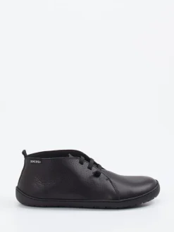 Snipe – Barfuß-Schnürschuhe aus Hirschleder schwarz