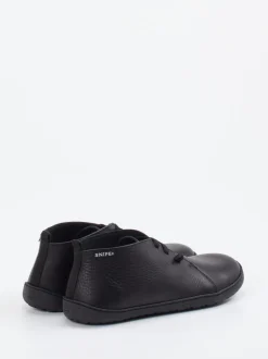 Snipe – Barfuß-Schnürschuhe aus Hirschleder schwarz