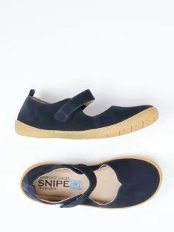 Snipe – Mary Jane Ballerinas aus Nubukleder blau