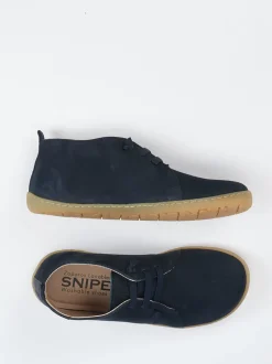 Snipe – Schnürschuh aus Nubukleder Dunkelblau