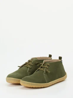 Snipe – Schnürschuh aus Nubukleder olivgrün