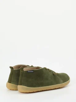 Snipe – Schnürschuh aus Nubukleder olivgrün