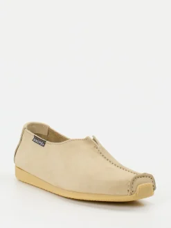 Snipe – Slipper aus Nubukleder in Beige