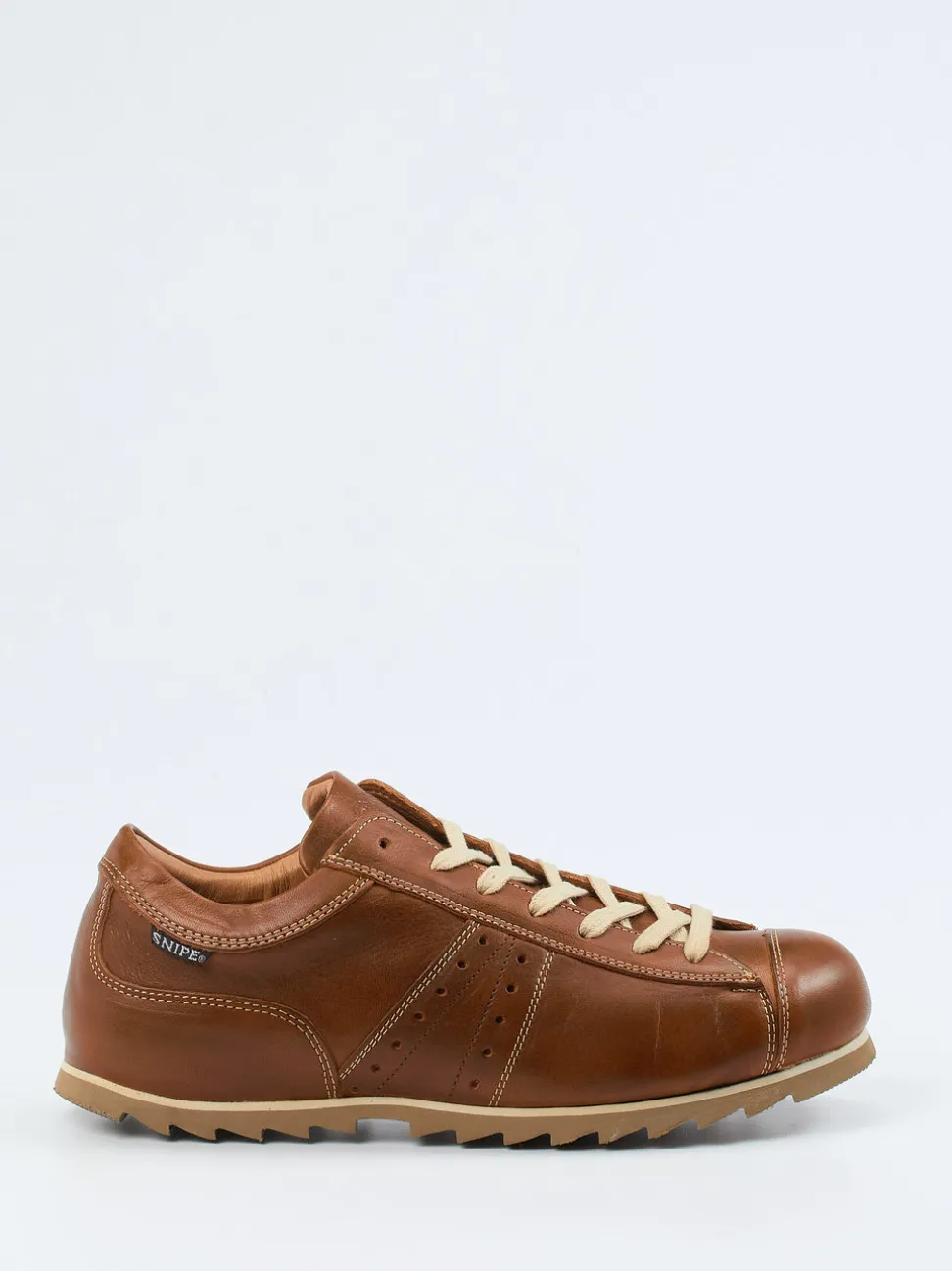 Snipe – Sneaker aus Kalbleder cognacbraun