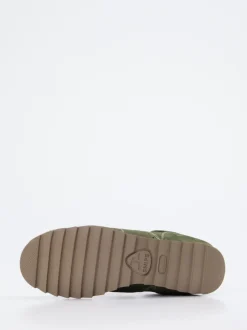Snipe – Sneaker aus Nubukleder in Olivgrün