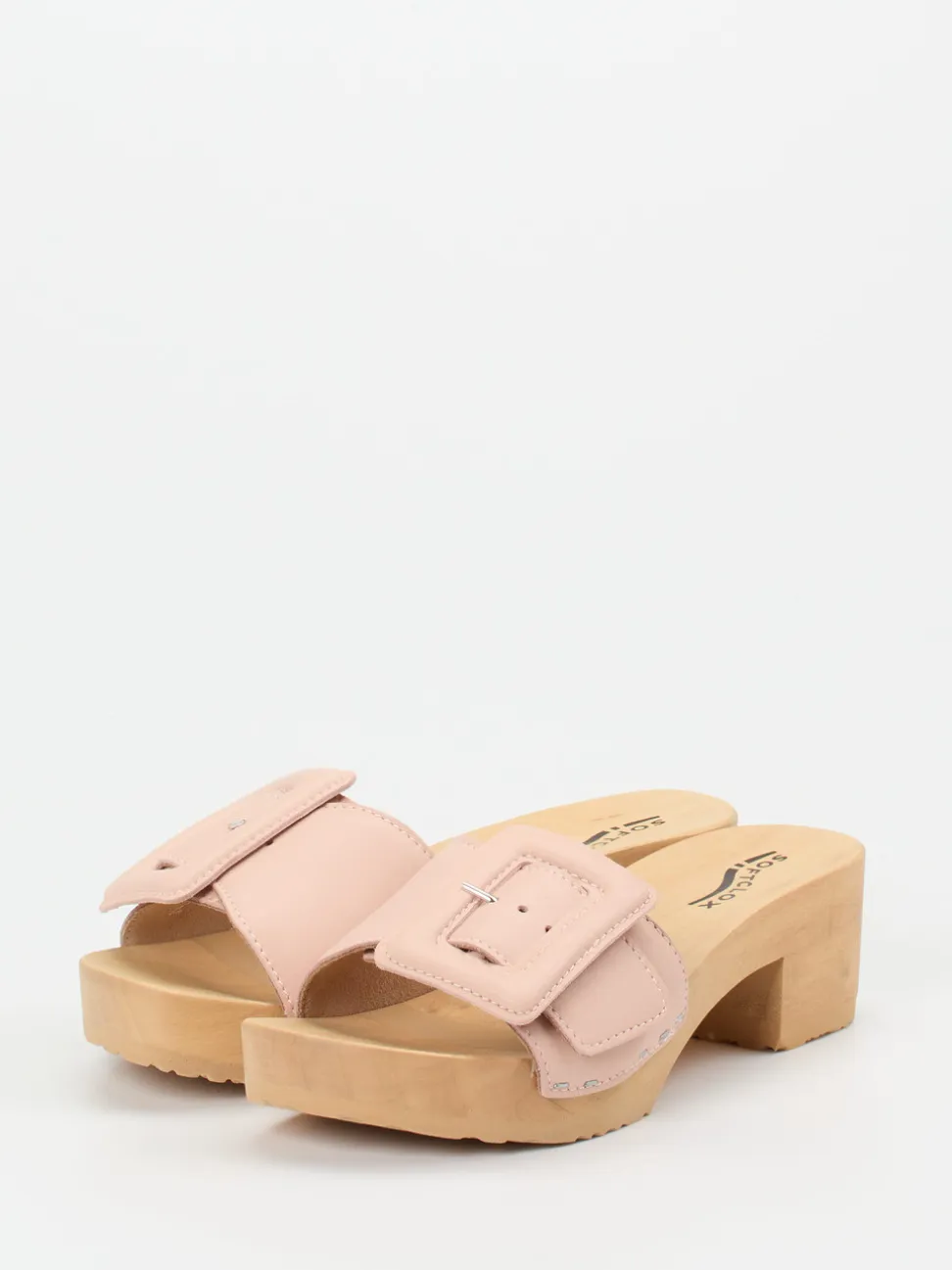 Softclox – Clogs aus Lammleder in Altrosa