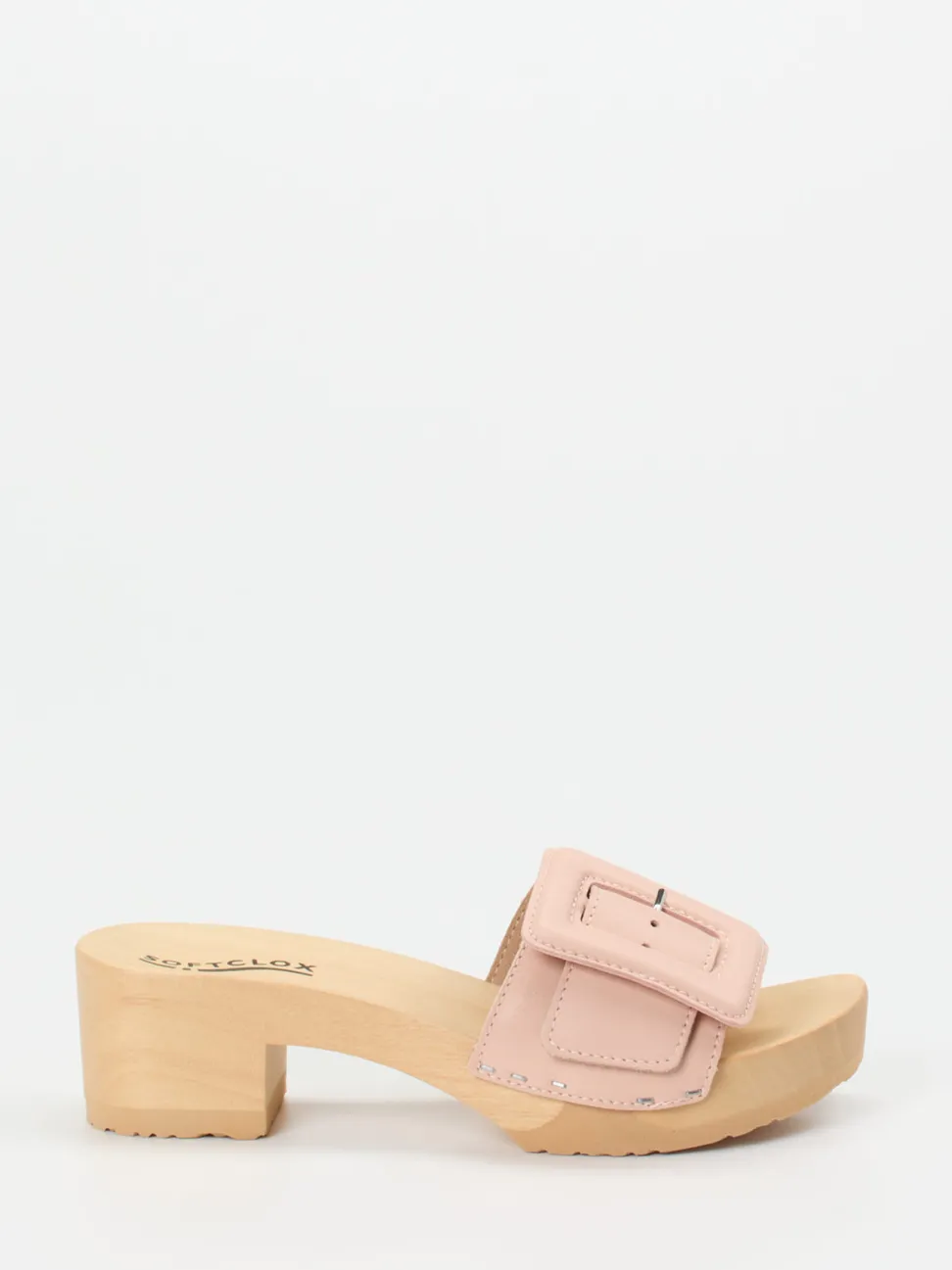Softclox – Clogs aus Lammleder in Altrosa