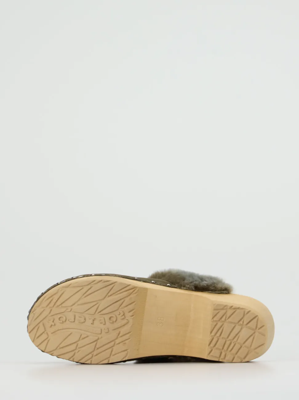 Softclox – Clogs aus Veloursleder mit Lammfell