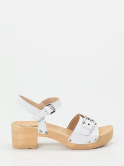 Softclox – Clogsandalen aus Lammleder weiß