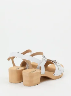 Softclox – Clogsandalen aus Lammleder weiß