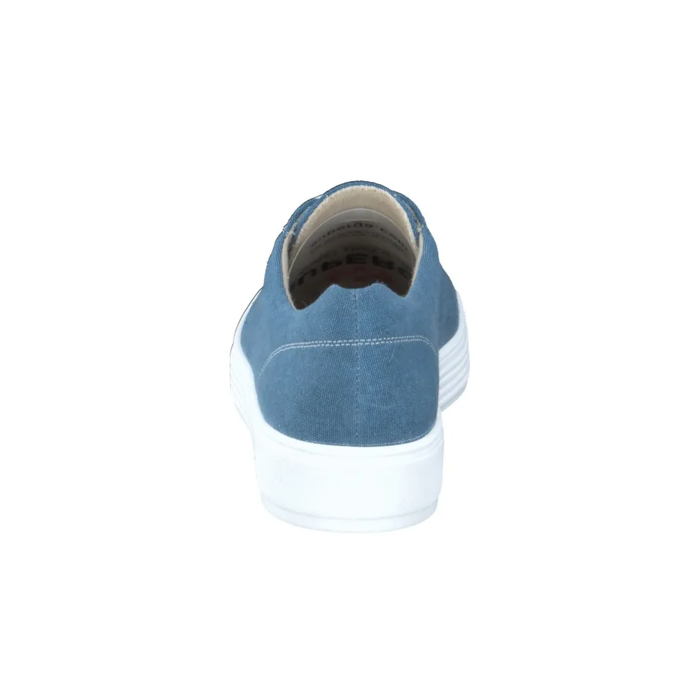 Solidus – Canvas-Sneaker aus Textil in Jeansblau